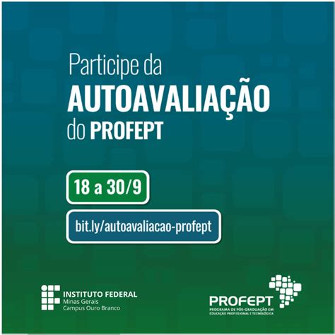 Participe da Autoavaliação 2023 do ProfEPT Instituto Federal de