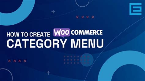 How To Create Woocommerce Product Category Menu Youtube