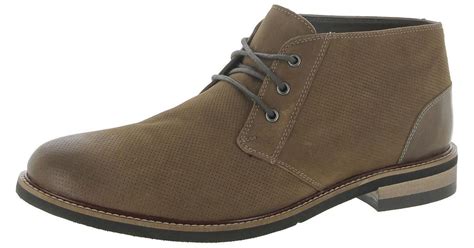 Dr Scholls Willing Leather Ankle Chukka Boots In Brown For Men Lyst