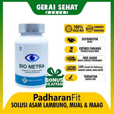 Jual BIO NETRA ORIGINAL BPOM OBAT KESEHATAN MATA MATA MINUS