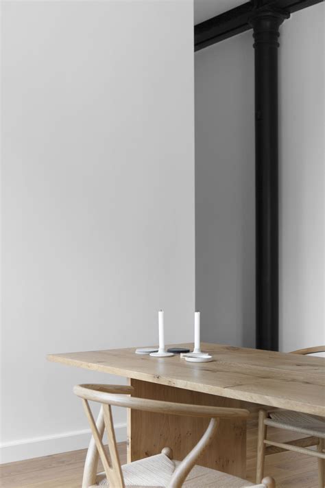 Loft Living With A Bespoke Dinesen Heartoak Table Keuken