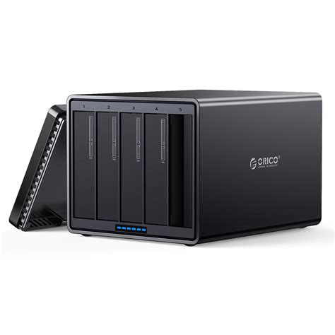 Buy ORICO 5 Bay External Hard Drive Enclosure Magnetic Aluminum Type C