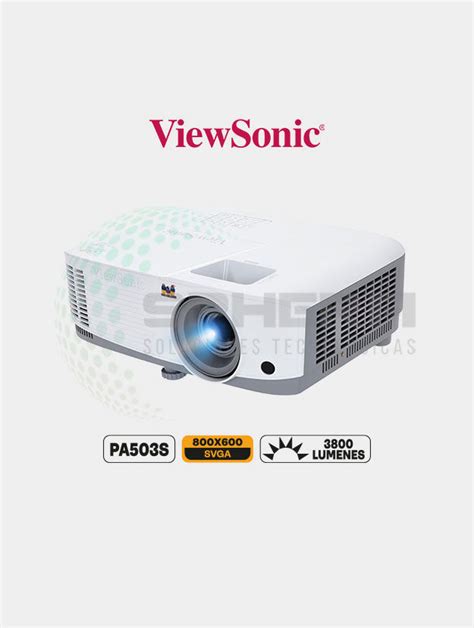 Proyector VIEW SONIC PA503S 3800 Lúmenes 800x600 svga Sphera