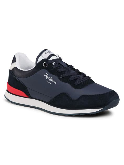 Pepe Jeans Sneakersy Cross 4 Urban PMS30669 Granatowy Modivo Pl