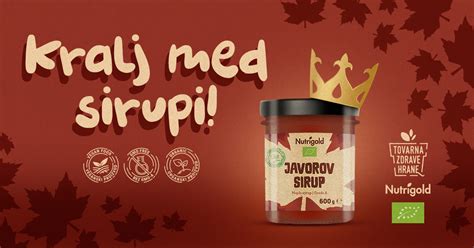 Nutrigold Javorjev Sirup Ekolo Ki G Tovarna Zdrave Hrane