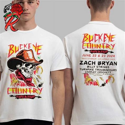 Buckeye Country Superfest Merch Skully Tee Unisex T Shirt