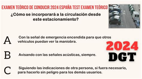 test de autoescuela EXAMEN TEÓRICO DE CONDUCIR 2024 ESPAÑA TEST EXAMEN