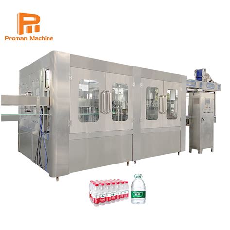 Automatic Drinking Water Filling Line Pet Bottle Pure Water Production