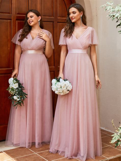 Shop Off The Shoulder Bridesmaid Dresses With Asymmetrical Hemline Ever Pretty Uk