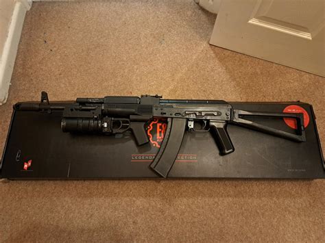 E L AKS 74MN Gen 2 Platinum With King Arms GP 30 Electric Rifles