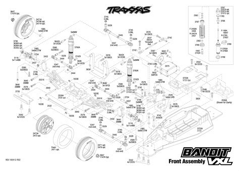 Traxxas Bandit Exploded View