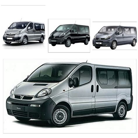 Opel Vivaro Top Left Nissan Primastar Top Centre Renault Trafic