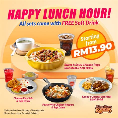 Enjoy Kenny Rogers ROASTERS Lunch Sets From RM13 90 New Options