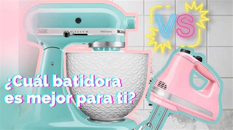 Batidora De Mano Vs Pedestal Cu L Elegir