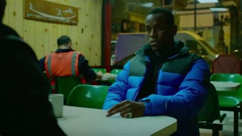 The down jacket style, North Face Dave was in Top Boy (S01) | Spotern