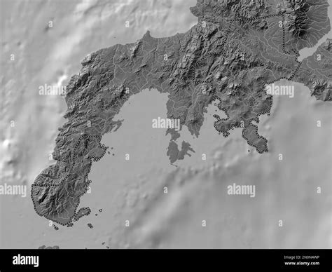 Zamboanga Del Sur Province Of Philippines Bilevel Elevation Map With