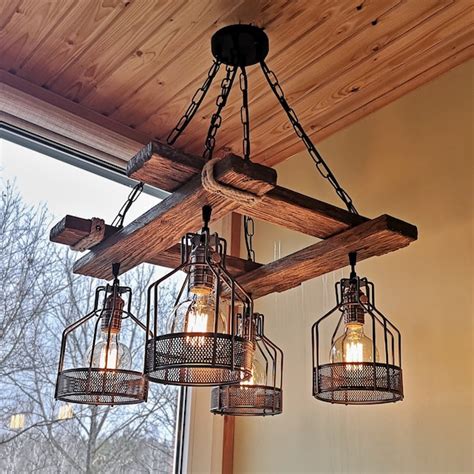 Rustic Lighting - Etsy