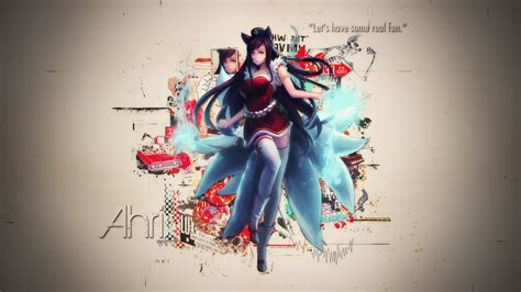 Ahri League Of Legends Wallpaper Ahri Desktop Wallpaper