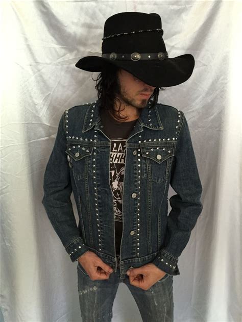 Country Western Studded Rocker S Denim Jackets From Chad Cherry