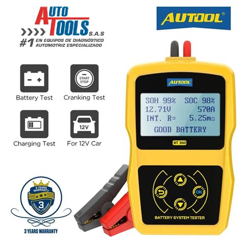 Analizador De Bateria Y Sistema Electrico Autool Bt Autotools