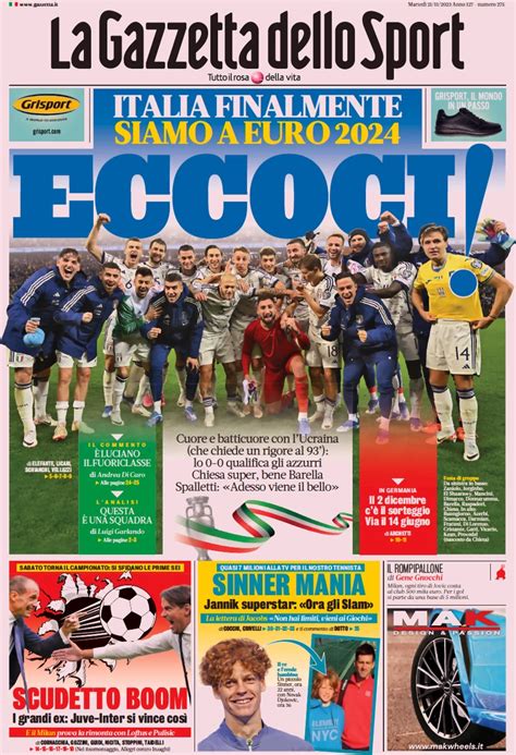 Buongiorno Aquilotti Partiamo Dalle Prime Pagine Sportive