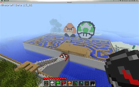 Super Mario Raceway Minecraft Map