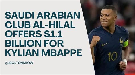 Saudi Arabian Club Al Hilal Offers 1 1 Billion For The Services Of