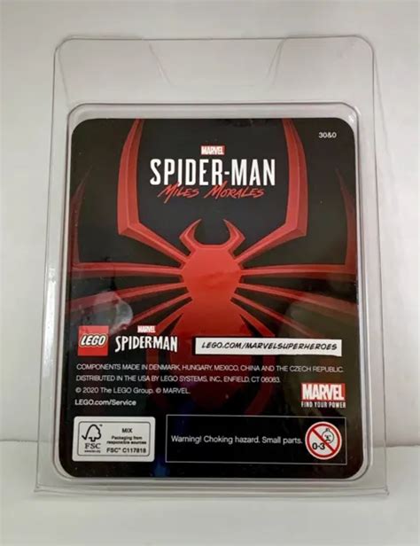 Lego Ps Playstation Classic Suit Spider Man Miles Morales Mini Figure