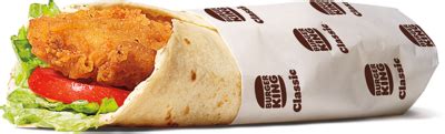 Burger King Classic Royal Crispy Chicken Wrap Nutrition Facts