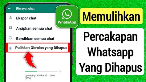 CARA MEMULIHKAN PESAN WA YANG TERHAPUS LAMA ATAUPUN YANG BARU TERHAPUS