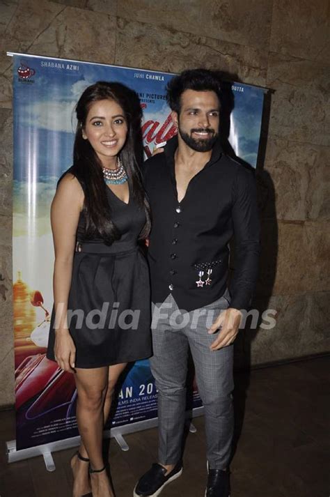 Asha Negi and Rithvik Dhanjani at Screening of 'Chalk N Duster' Photo