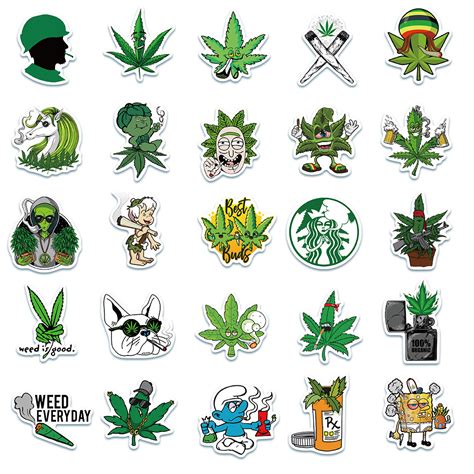 Weed Stickers Arothy