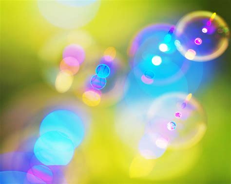 Bubbles, Glare, Light, Blur, Colors Background For PowerPoint ...