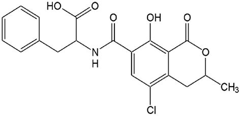 Chemical structure of ochratoxin A. | Download Scientific Diagram