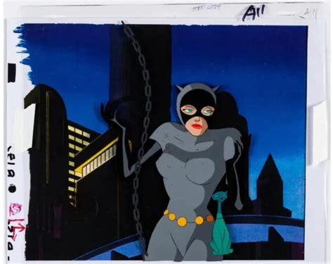 Batman Animated Series Original Production Cel Catwoman