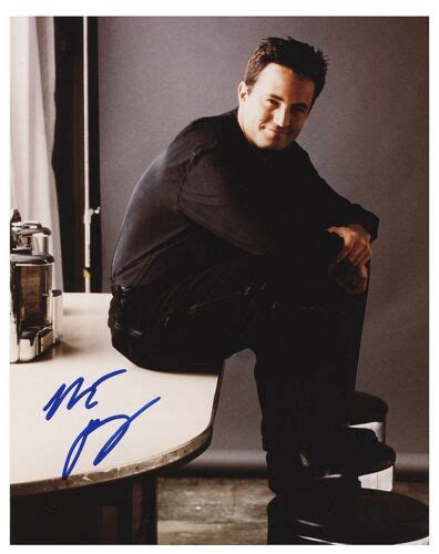 Flawless Mathew Perry Signed Autographed 8x10 Photo Nm Mt Bas Ebay