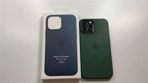 Apple Silicone Case With MagSafe IPhone 13 Pro Max Abyss Blue