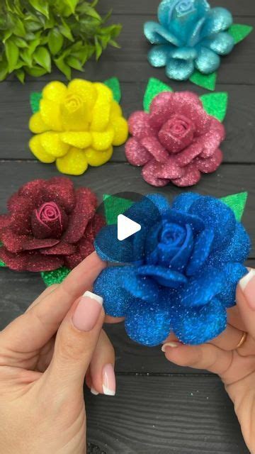 Pin By Rub Dia Teixeira On E V A In Diy Crafts Paper Flowers