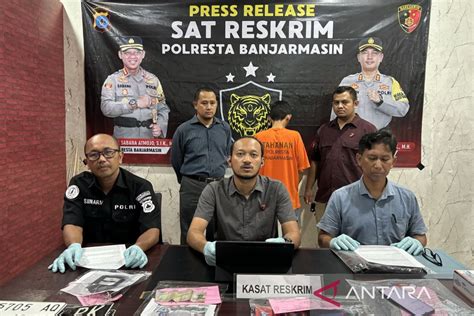 Polresta Banjarmasin Bekuk Pelaku Pencurian Mobil Modus Duplikat Kunci