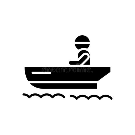 Ship S Boat Black Icon Concept Ship S Boat Flat Vector Symbol Sign