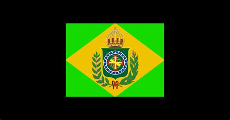 Brazil empire flag - Brazil - Sticker | TeePublic