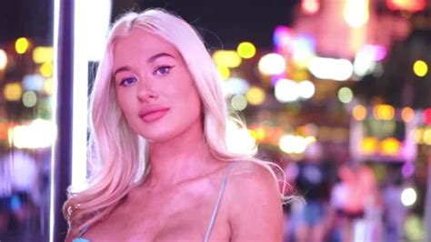 Portrait Of Sexy Blonde Girl Night Out Stock Video Pond5