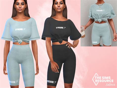 The Sims Resource Sports Half Leggings