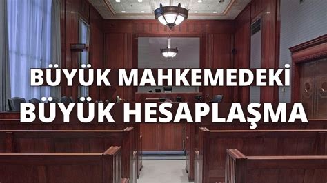 İlahi Mahkemedeki Dört Ana Başlık Dini Sohbetler Prof Dr Muhittin