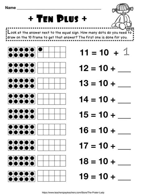 Use Ten Frames To Teach 10 Addition Kindergarten Ten Frames Learn