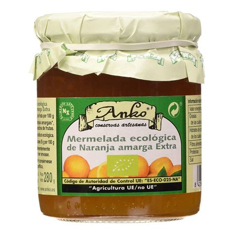 Anko Mermelada Ecológica de Naranja Amarga Extra 250ml PromoFarma