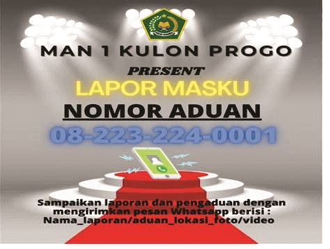 Lapor MASKU MAN 1 Kulon Progo