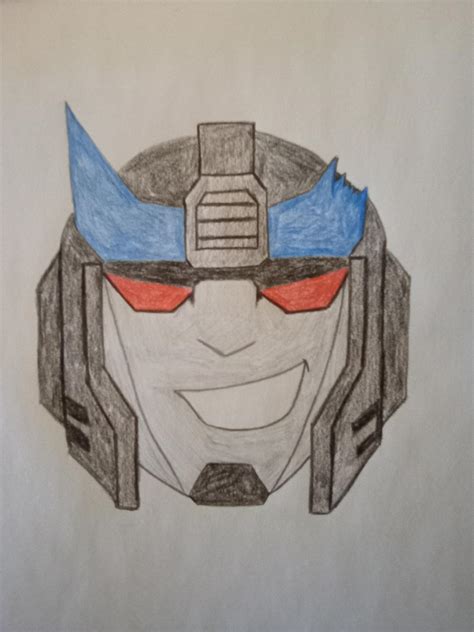 Shattered Glass Prowl Headshot By Autobotsparx On Deviantart