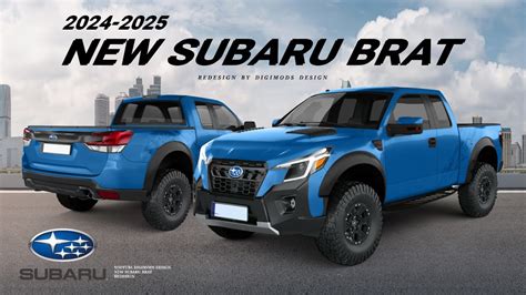 ALL NEW SUBARU BRAT 2024 2025 REDESIGN Digimods DESIGN YouTube