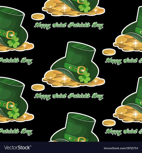 Green st patrick s day hat Royalty Free Vector Image